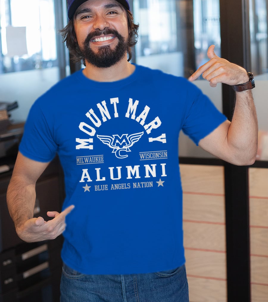 Mount Mary Milwaukee Wisconsin Alumni Blue Angels Nation T-Shirt