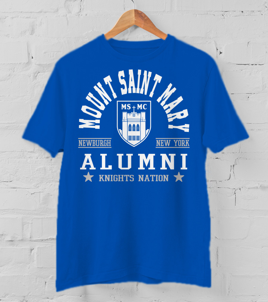 Mount Saint Mary College Alumni Knights Nation Newburgh New York T-Shirt