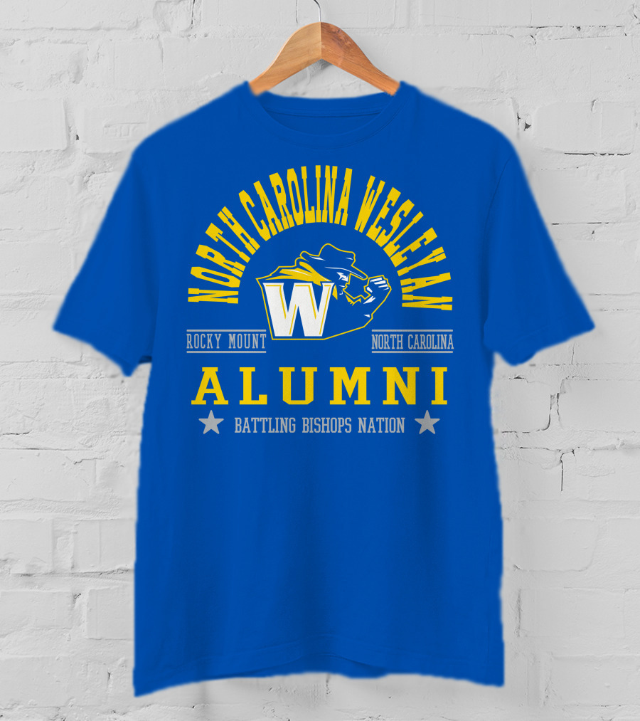 North Carolina Wesleyan Rocky Mount Alumni Battling Bishops Nation T-Shirt