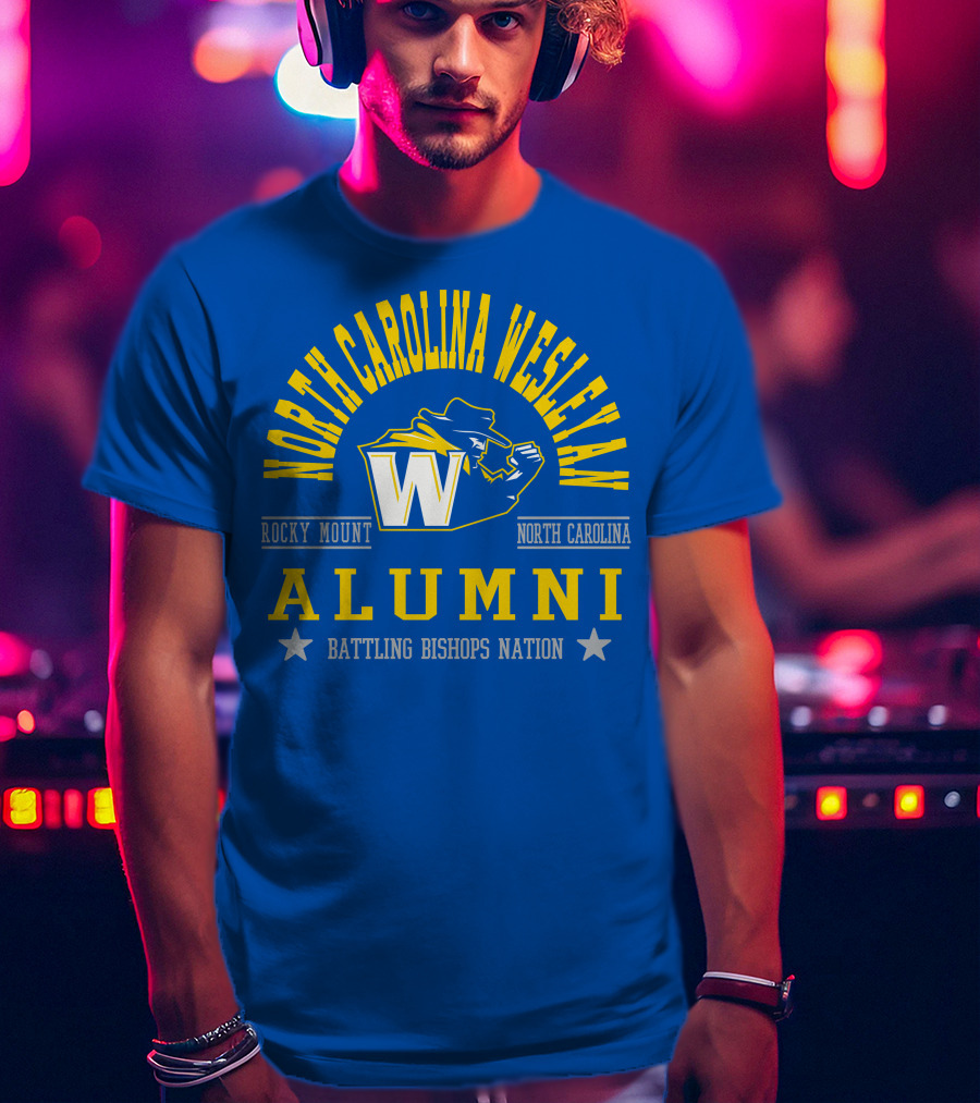 North Carolina Wesleyan Rocky Mount Alumni Battling Bishops Nation T-Shirt