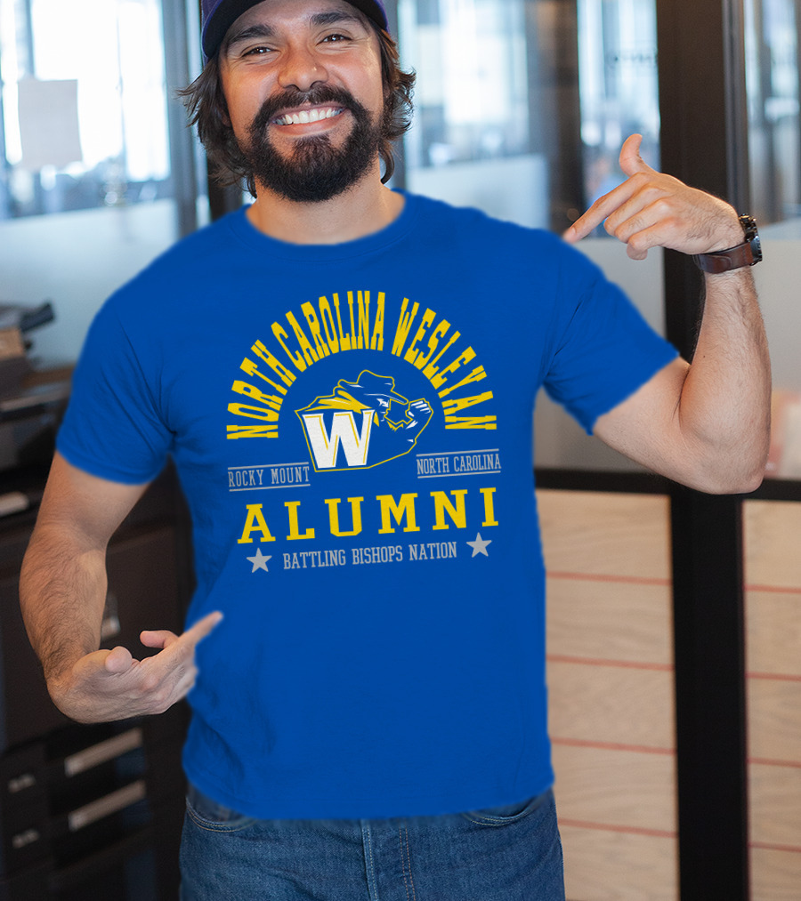 North Carolina Wesleyan Rocky Mount Alumni Battling Bishops Nation T-Shirt