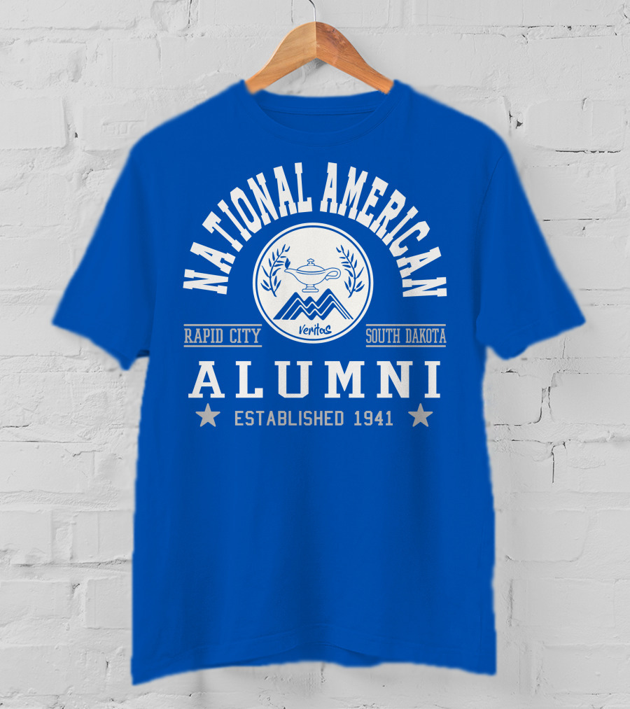 National American University Alumni Rapid City South Dakota Established 1941 T-Shirt
