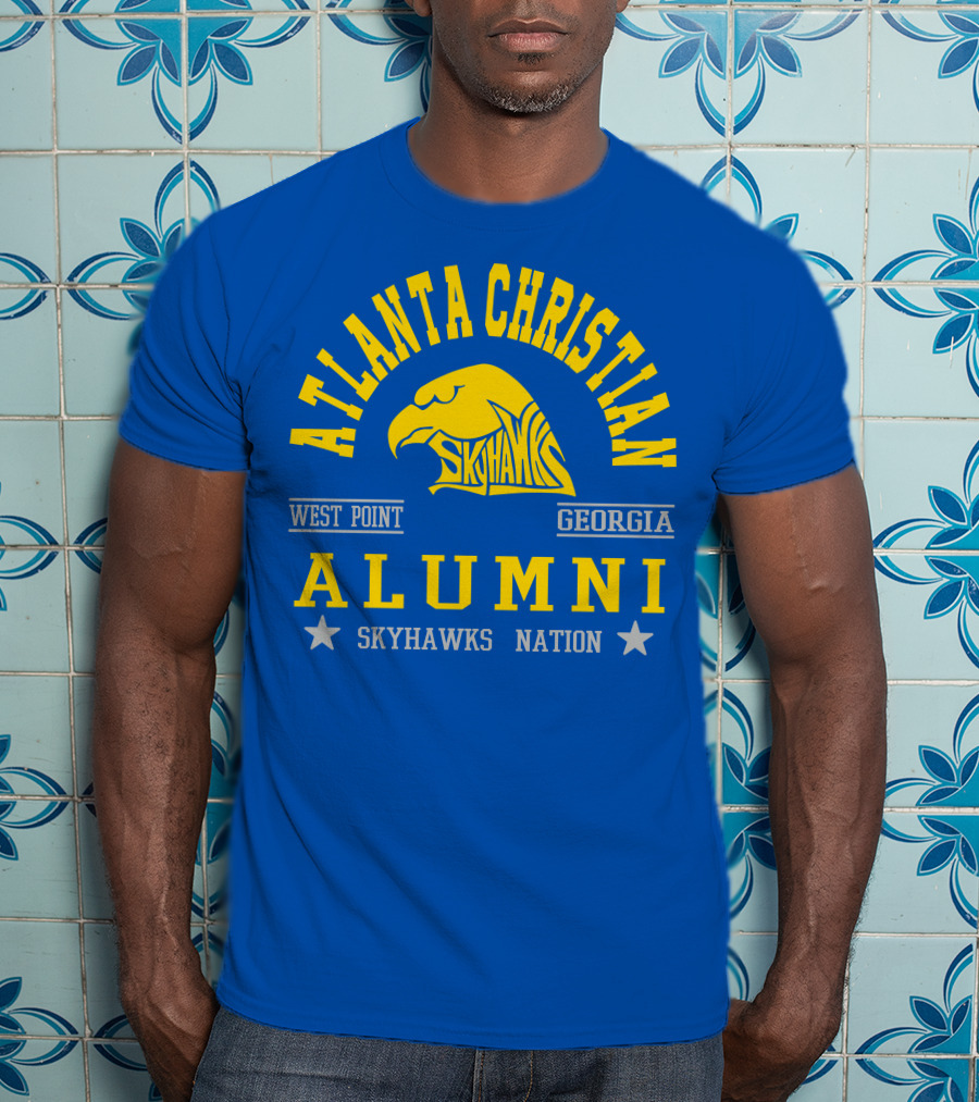 Atlanta Christian Skyhawks Georgia West Point Alumni Nation T-Shirt