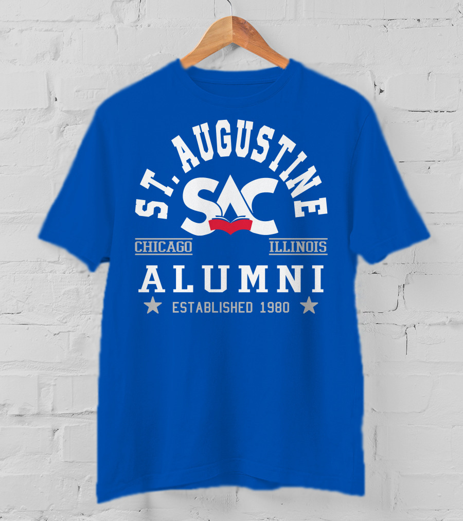 St. Augustine College Alumni Chicago Illinois SAC Established 1980 T-Shirt