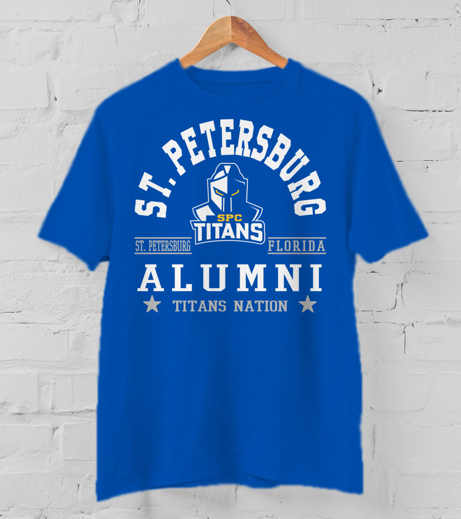 St Petersburg Florida SPC Titans Alumni Nation T-Shirt