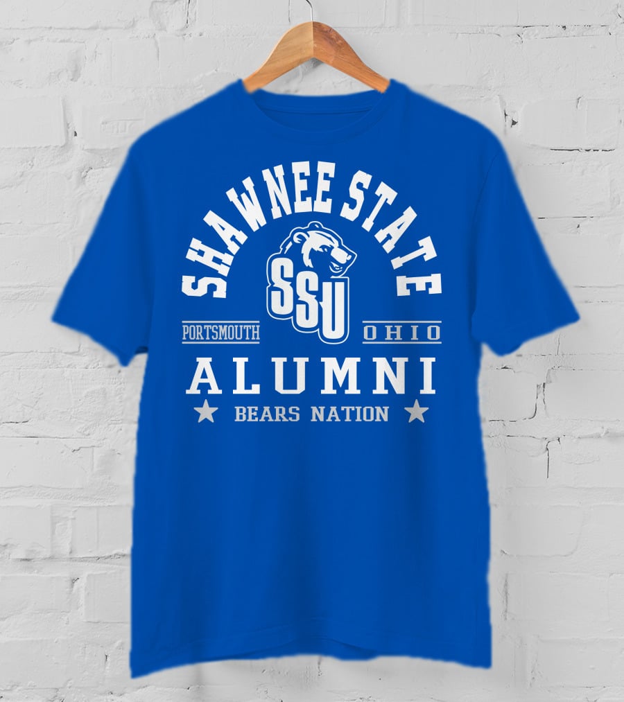 Shawnee State University SSU Portsmouth Ohio Alumni Bears Nation T-Shirt