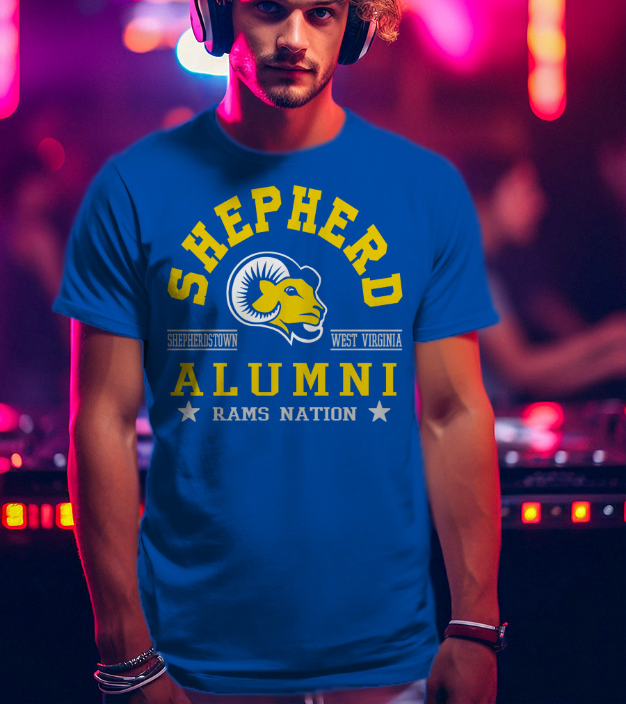 Shepherd Alumni Shepherdstown West Virginia Rams Nation T-Shirt