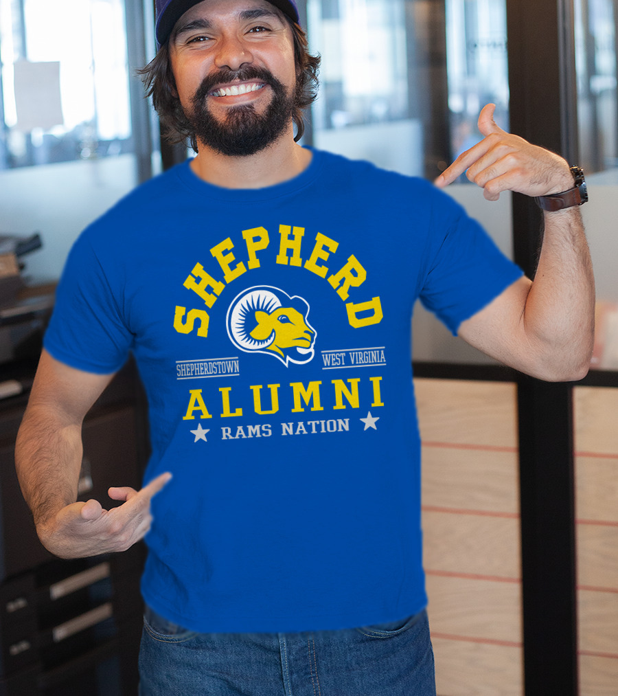 Shepherd Alumni Shepherdstown West Virginia Rams Nation T-Shirt