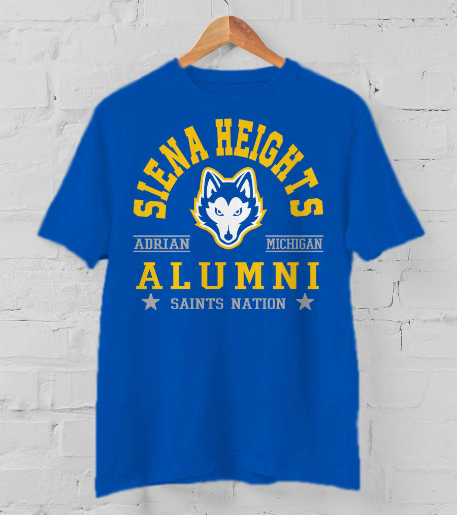 Siena Heights Alumni Adrian Michigan Saints Nation T-Shirt