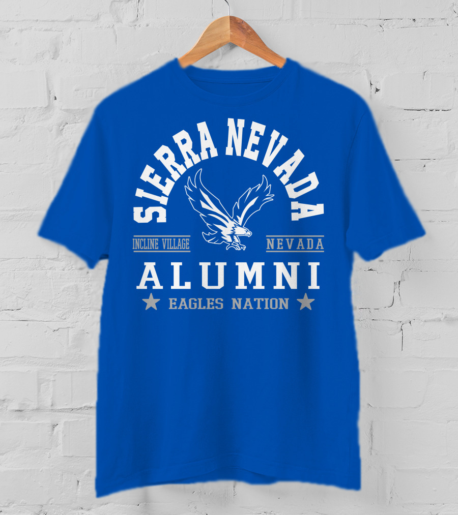 Sierra Nevada Incline Village Alumni Eagles Nation Nevada T-Shirt