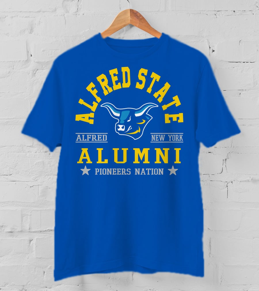 Alfred State Alumni Pioneers Nation New York T-Shirt