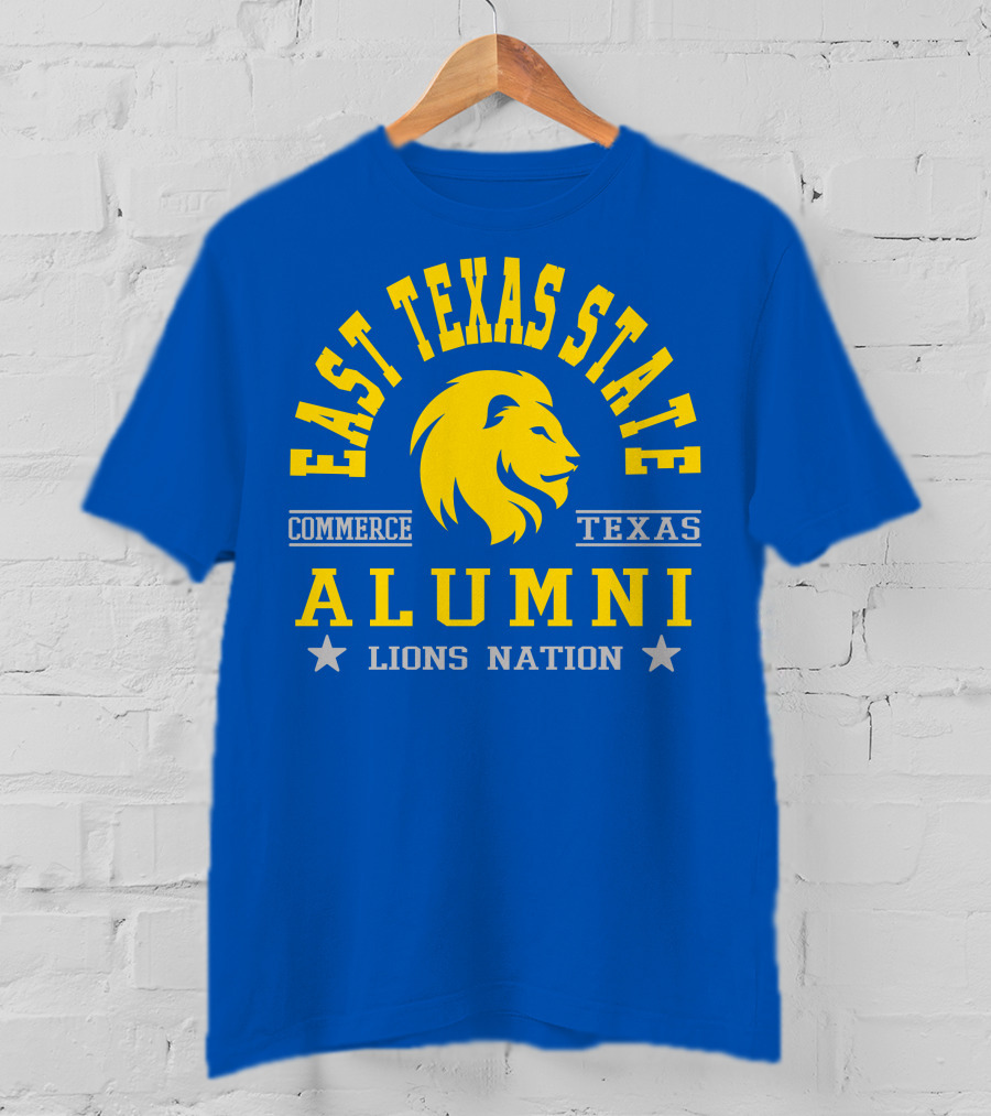 East Texas State Alumni Commerce Texas Lions Nation T-Shirt