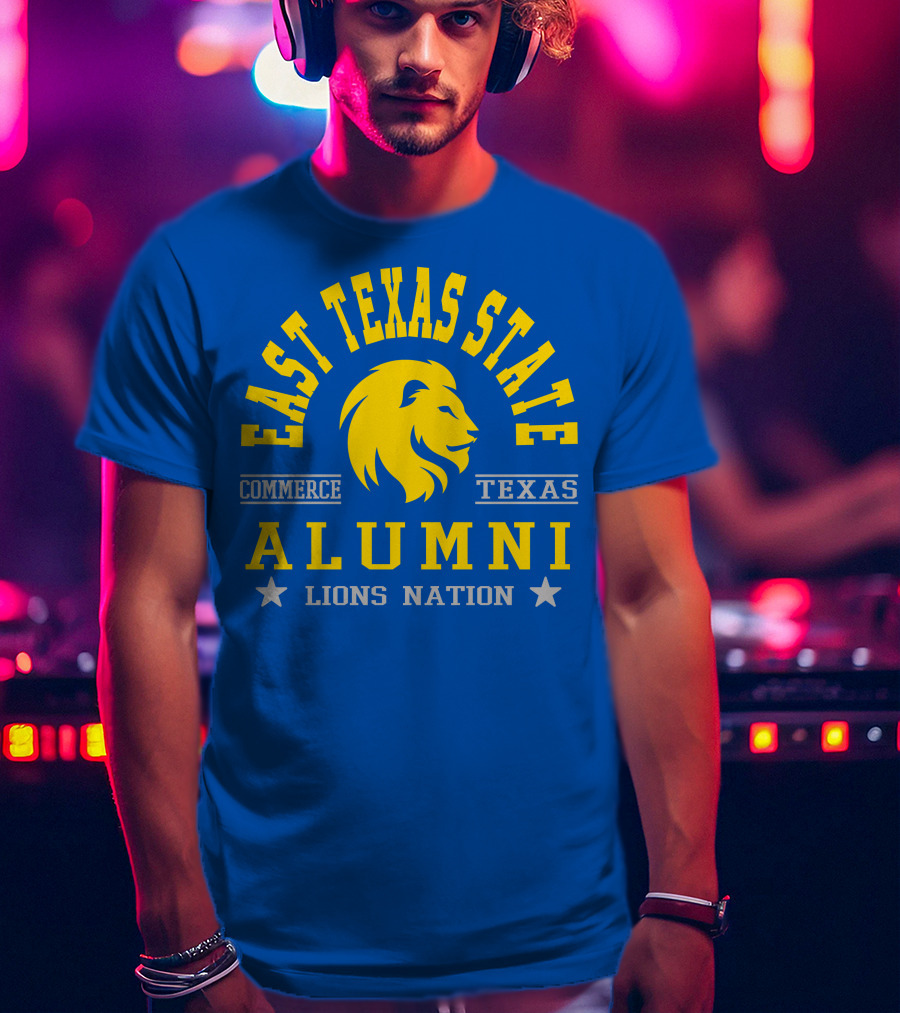 East Texas State Alumni Commerce Texas Lions Nation T-Shirt