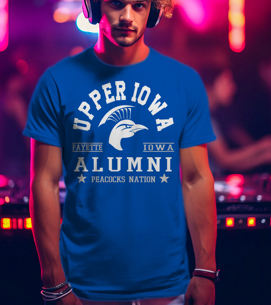 Upper Iowa Alumni Fayette Peacocks Nation T-Shirt