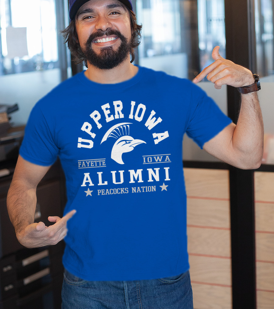 Upper Iowa Alumni Fayette Peacocks Nation T-Shirt