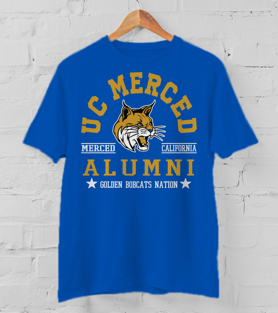 UC Merced Alumni Golden Bobcats Nation Merced California T-Shirt