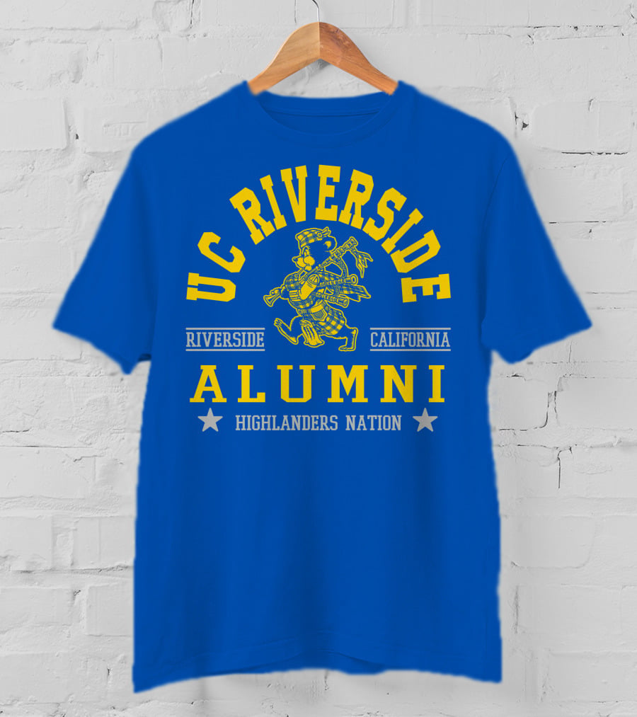 UC Riverside Alumni Highlanders Nation Riverside California T-Shirt
