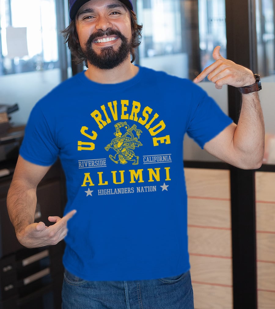 UC Riverside Alumni Highlanders Nation Riverside California T-Shirt