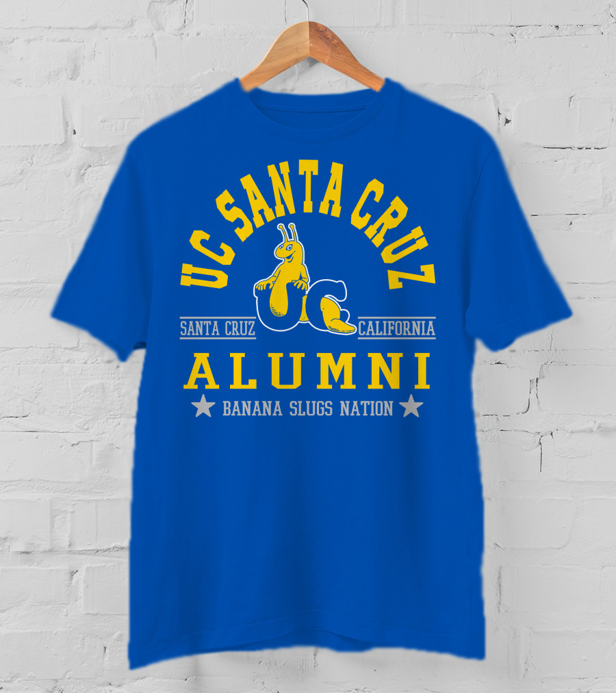 UC Santa Cruz Alumni Banana Slugs Nation Santa Cruz California T-Shirt