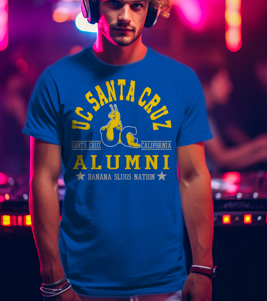 UC Santa Cruz Alumni Banana Slugs Nation Santa Cruz California T-Shirt