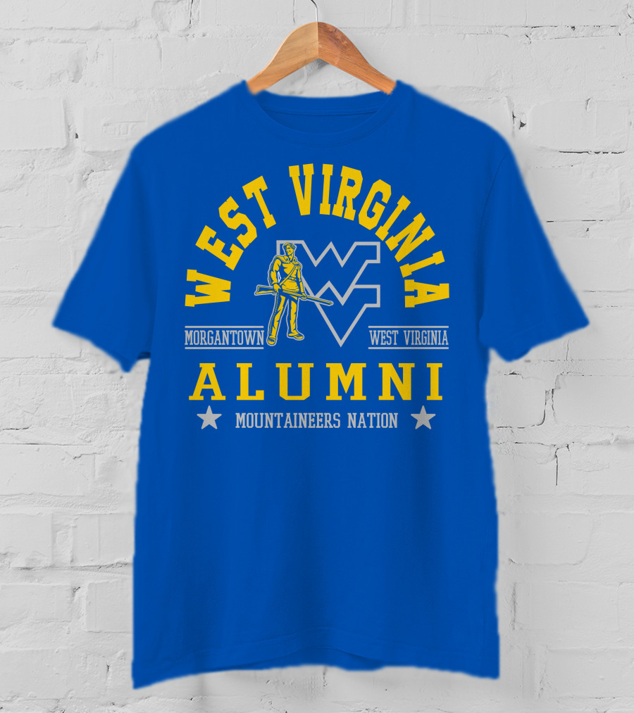 West Virginia Mountaineers Alumni Morgantown Nation T-Shirt