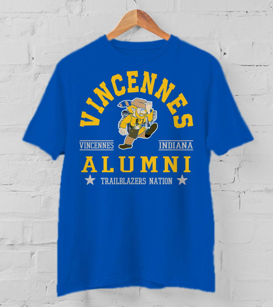 Vincennes Indiana Alumni Trailblazers Nation T-Shirt