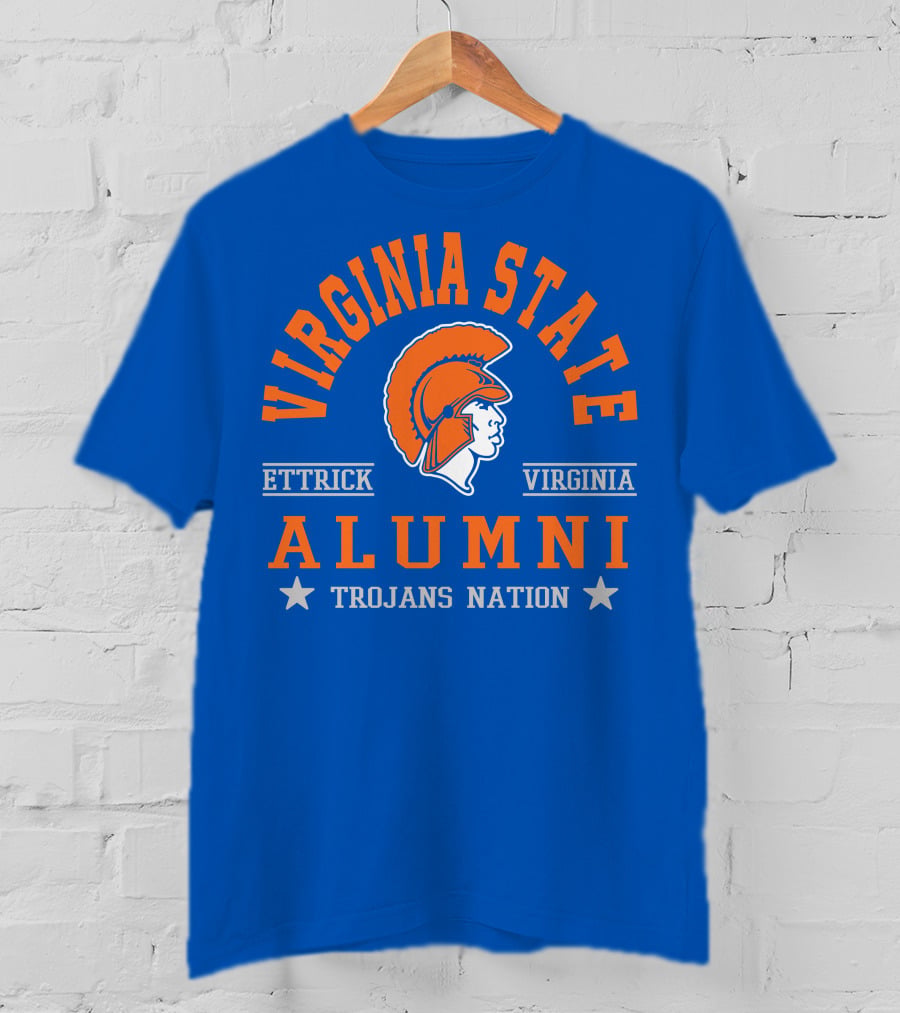 Virginia State Ettrick Alumni Trojans Nation T-Shirt