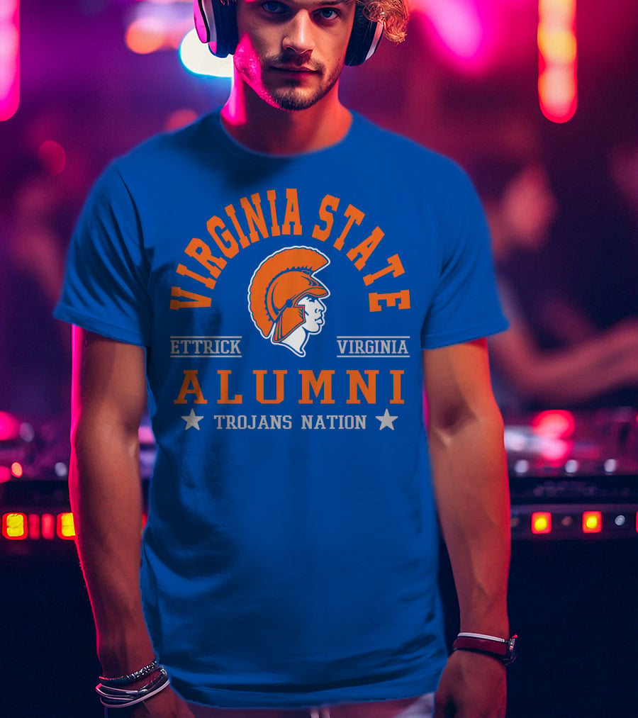 Virginia State Ettrick Alumni Trojans Nation T-Shirt