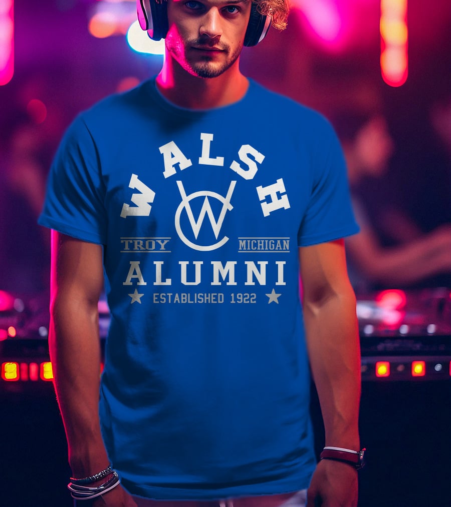 Walsh College Alumni Troy Michigan Established 1922 T-Shirt