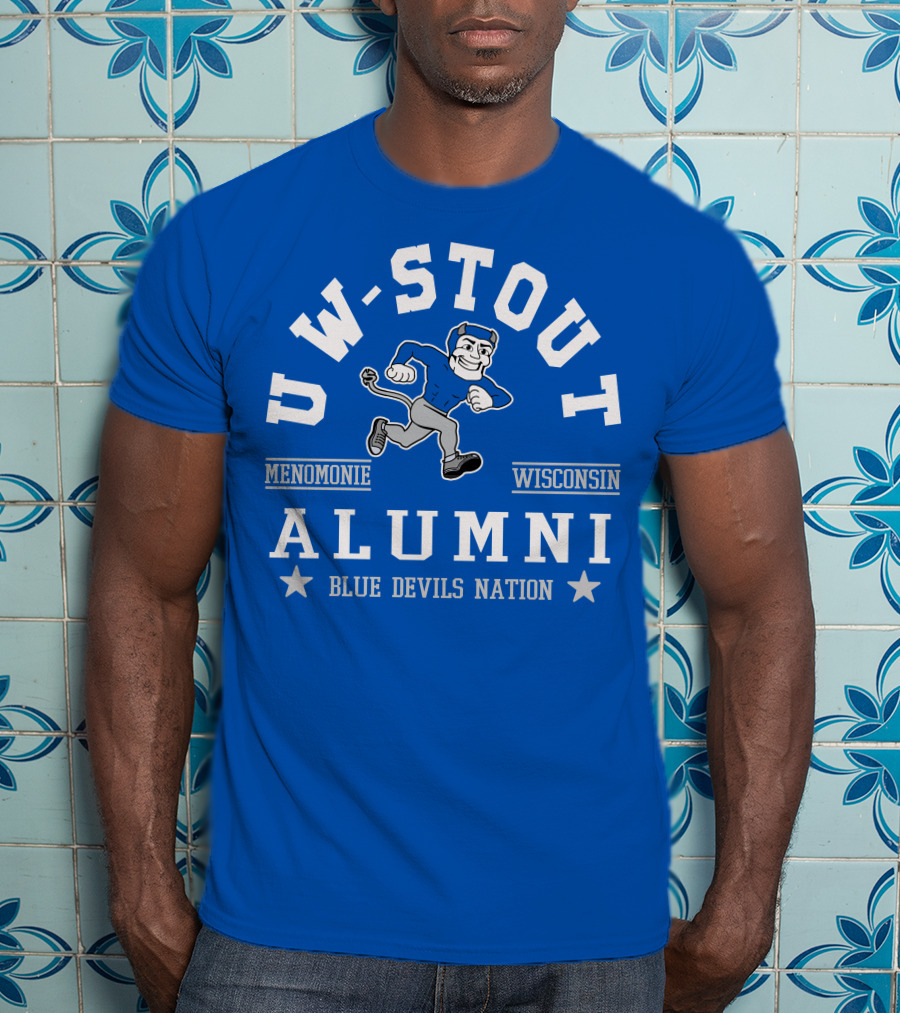 UW-Stout Alumni Blue Devils Nation Menomonie Wisconsin T-Shirt