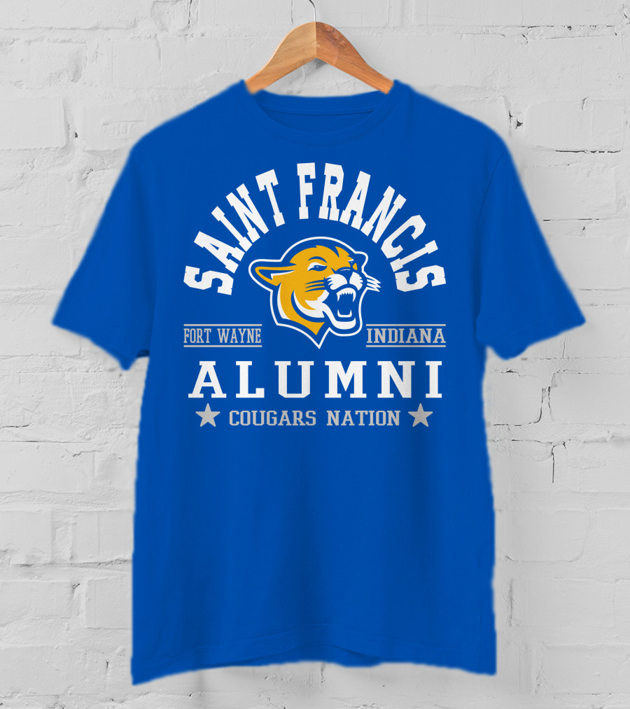 Saint Francis Fort Wayne Indiana Alumni Cougars Nation T-Shirt