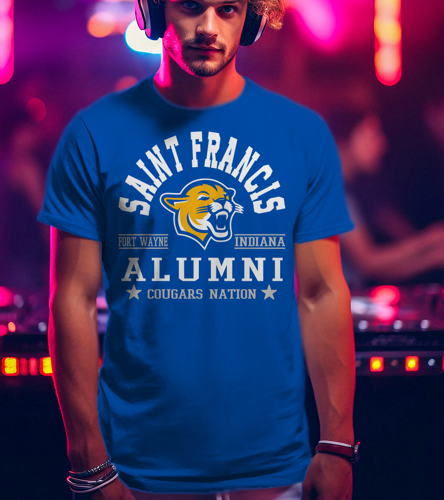 Saint Francis Fort Wayne Indiana Alumni Cougars Nation T-Shirt
