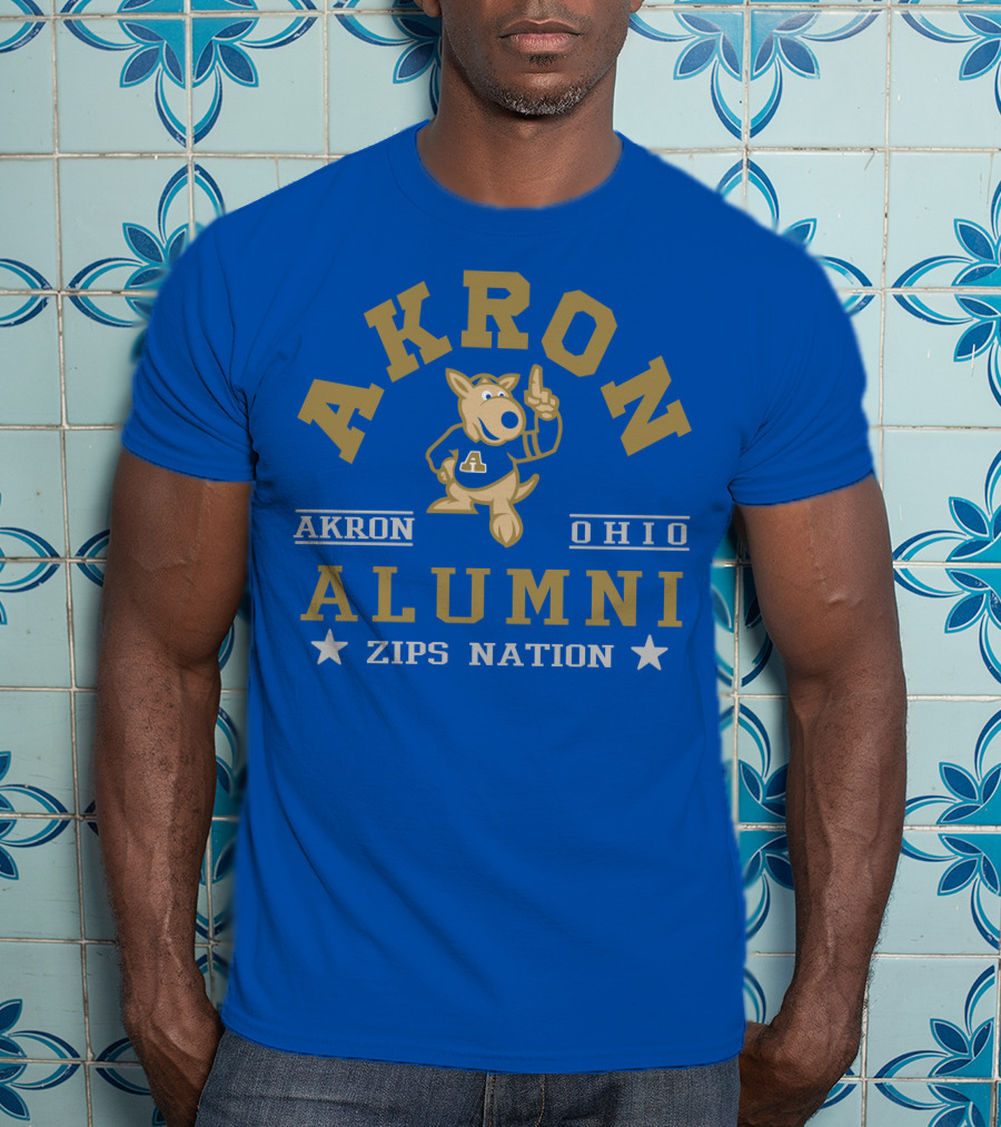 Akron Ohio Alumni Zips Nation T-Shirt