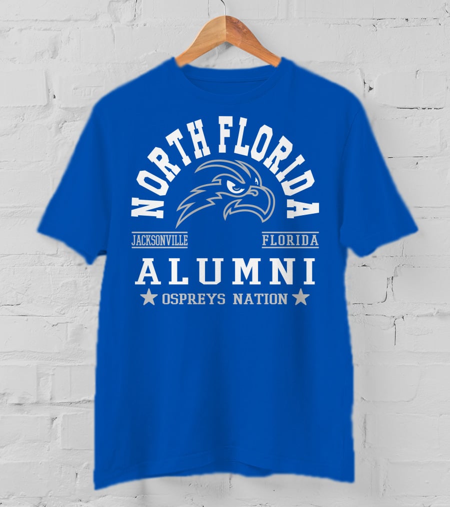 North Florida Alumni Ospreys Nation Jacksonville Florida T-Shirt