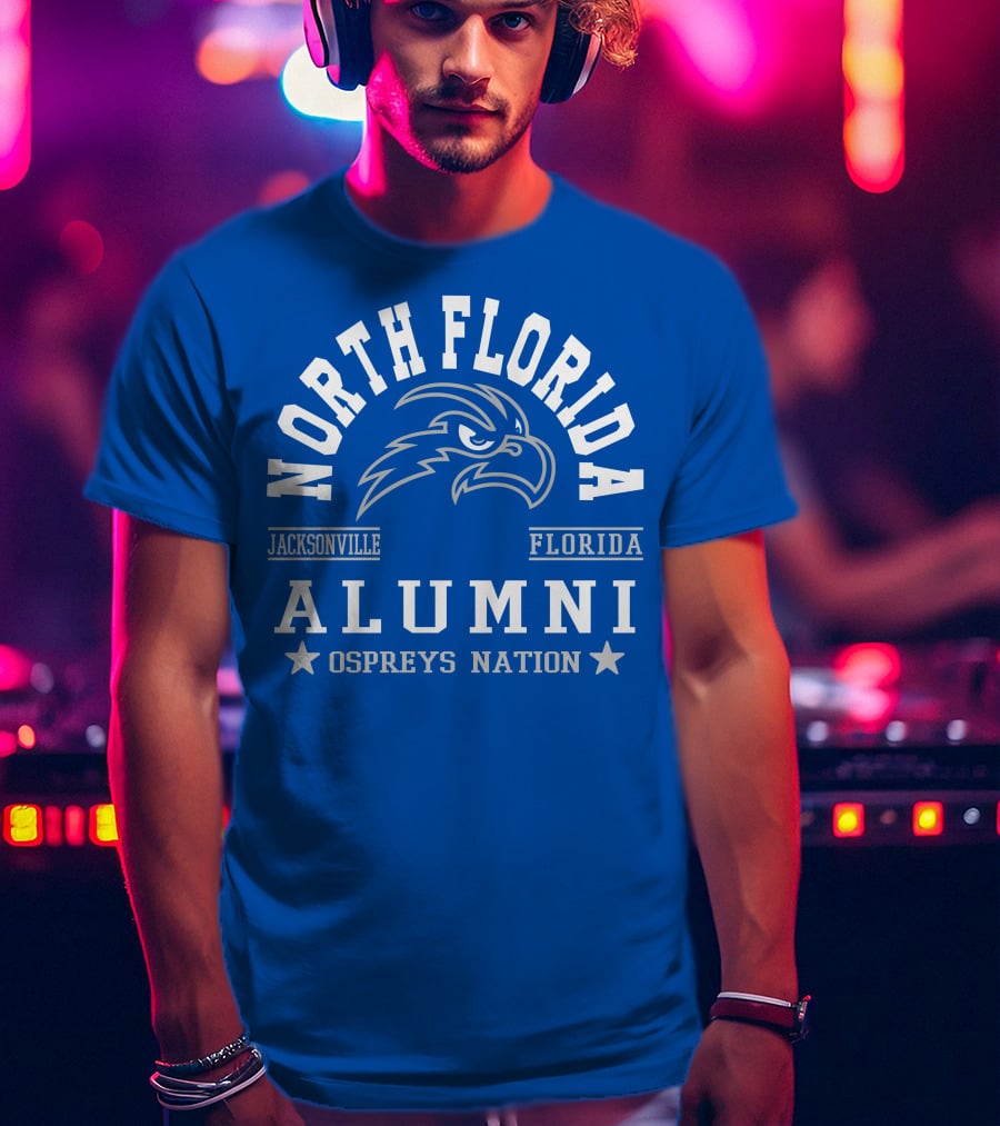 North Florida Alumni Ospreys Nation Jacksonville Florida T-Shirt