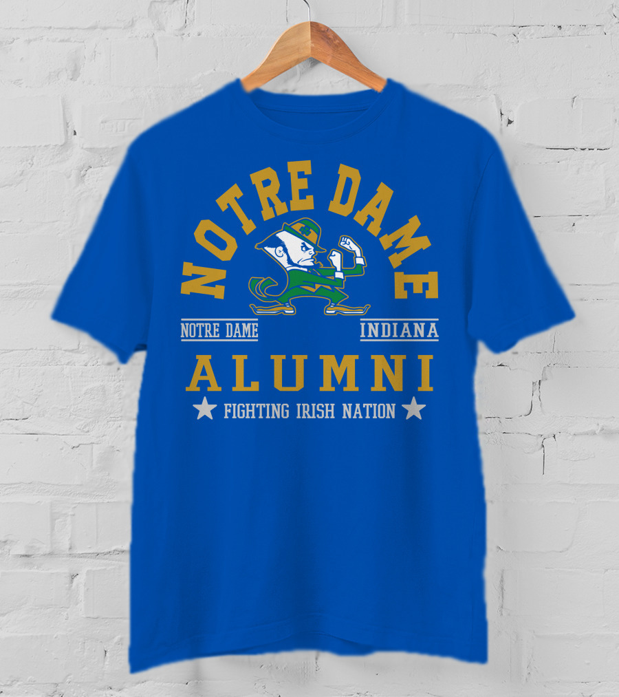 Notre Dame Indiana Alumni Fighting Irish Nation T-Shirt