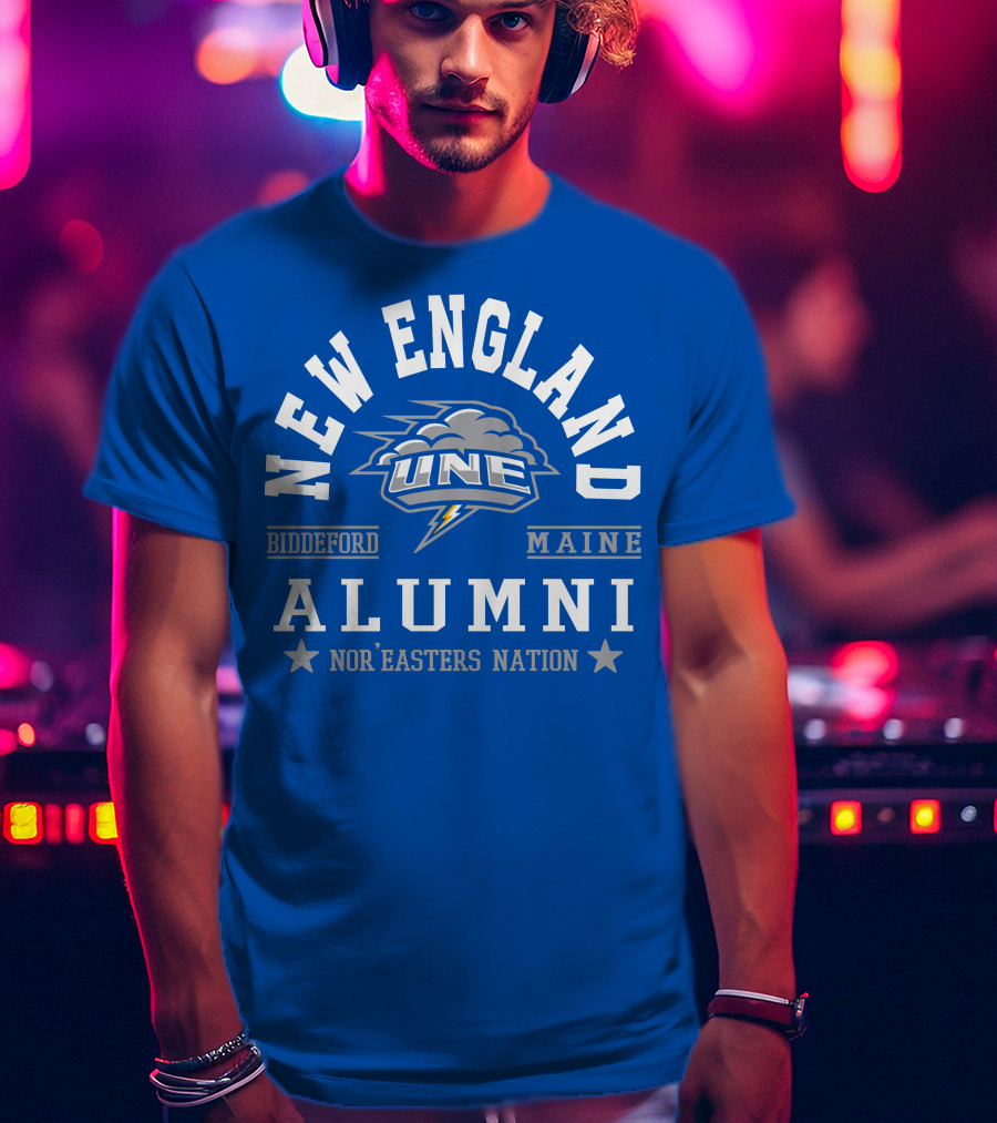New England UNE Alumni Biddeford Maine Nor'easters Nation T-Shirt