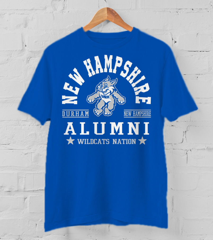 New Hampshire Durham Wildcats Nation Alumni T-Shirt