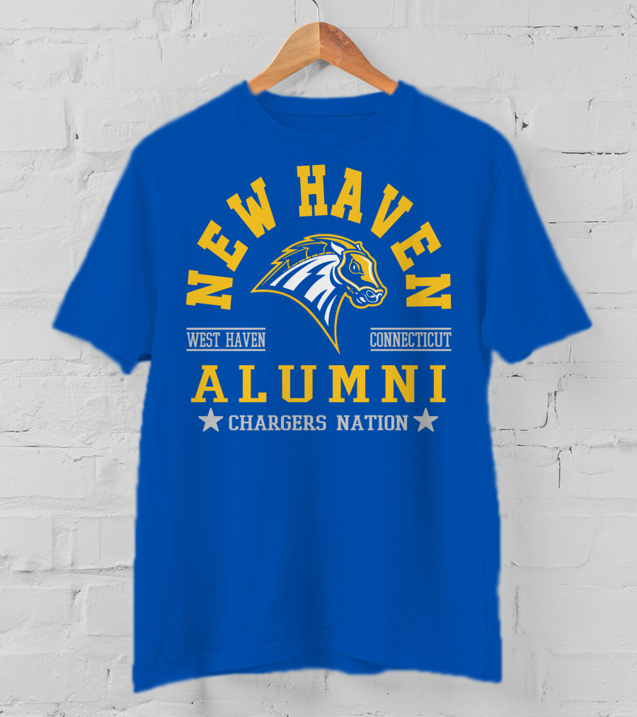 New Haven West Haven Connecticut Alumni Chargers Nation T-Shirt