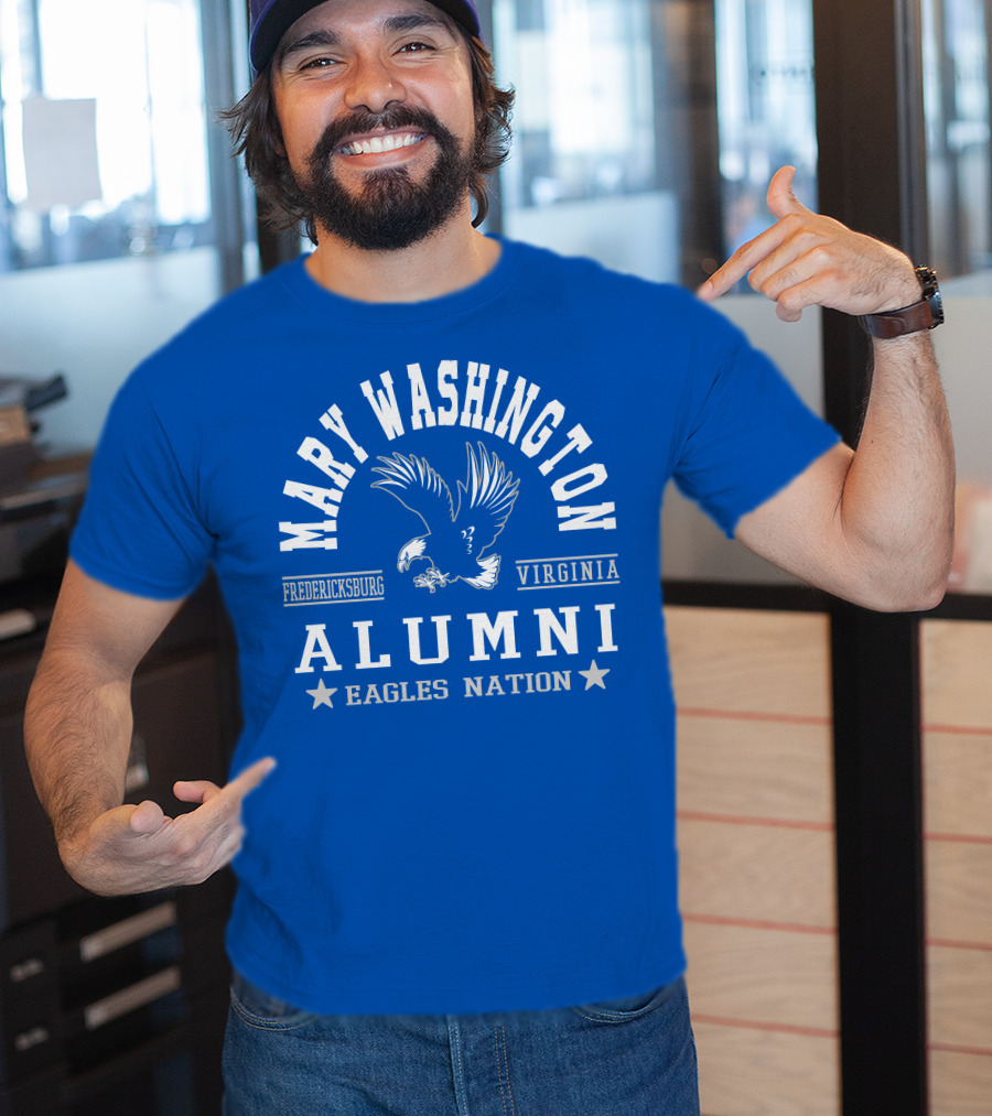 Mary Washington Alumni Eagles Nation Fredericksburg Virginia T-Shirt
