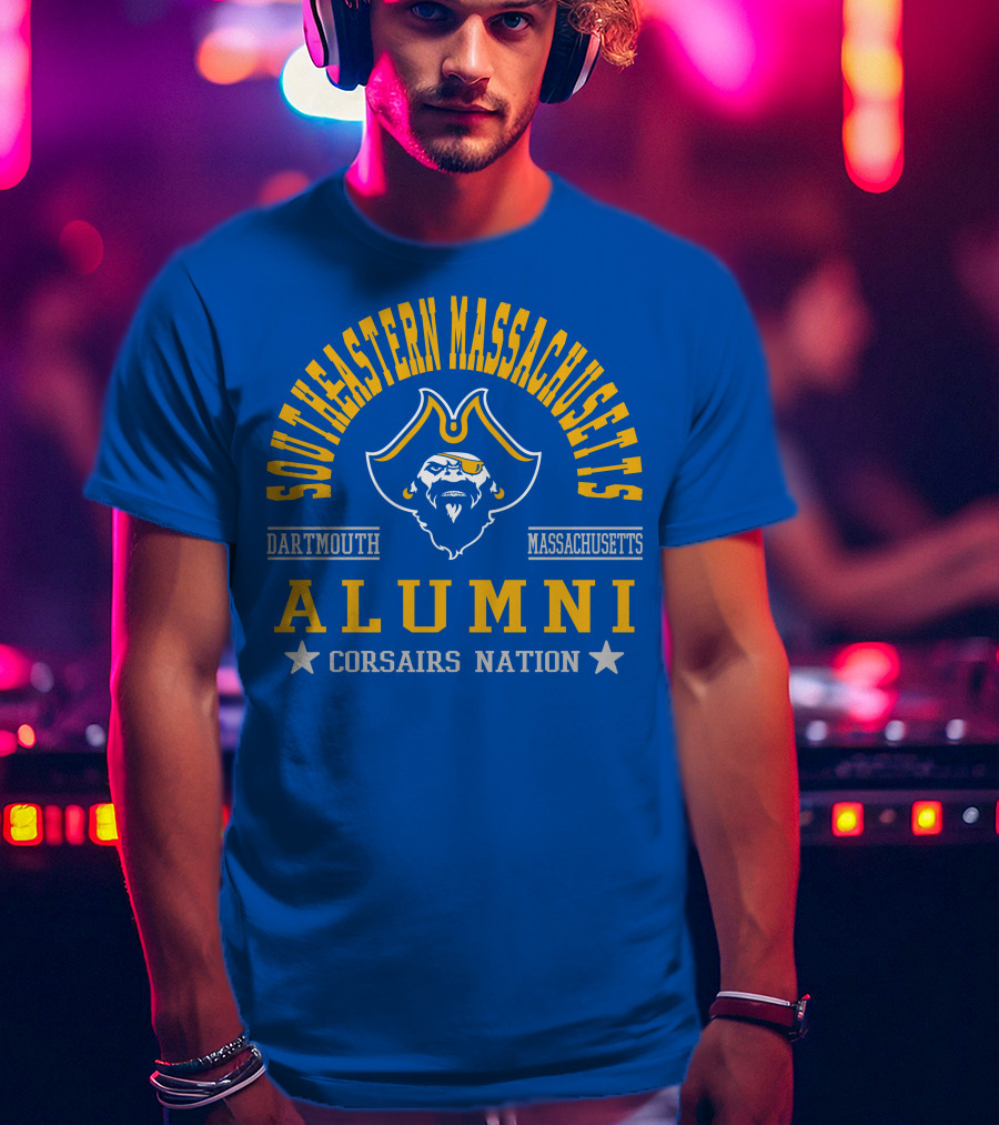 Southeastern Massachusetts Dartmouth Alumni Corsairs Nation T-Shirt