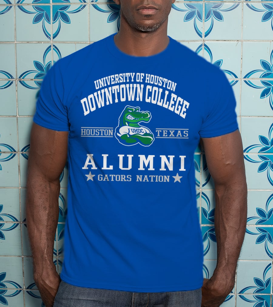 University Of Houston Downtown College Alumni UHDC Texas Gators Nation T-Shirt