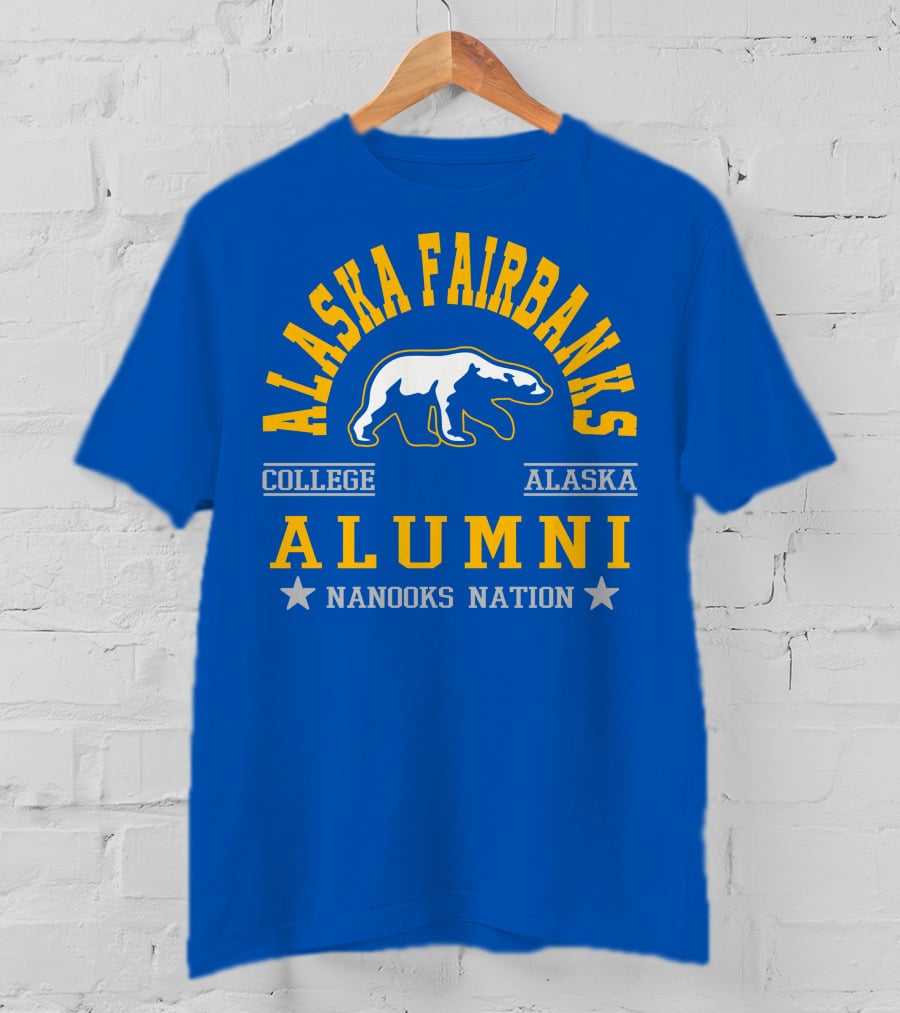 Alaska Fairbanks College Alaska Alumni Nanooks Nation T-Shirt