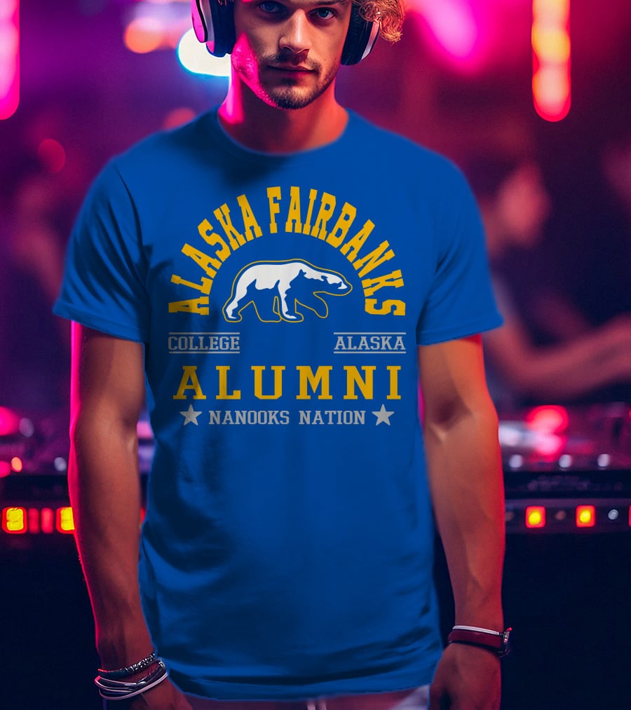 Alaska Fairbanks College Alaska Alumni Nanooks Nation T-Shirt