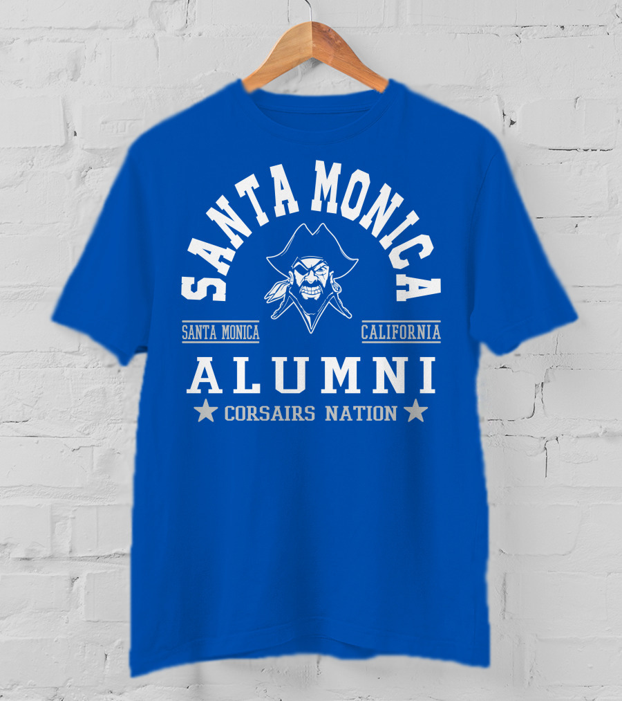 Santa Monica California Alumni Corsairs Nation T-Shirt