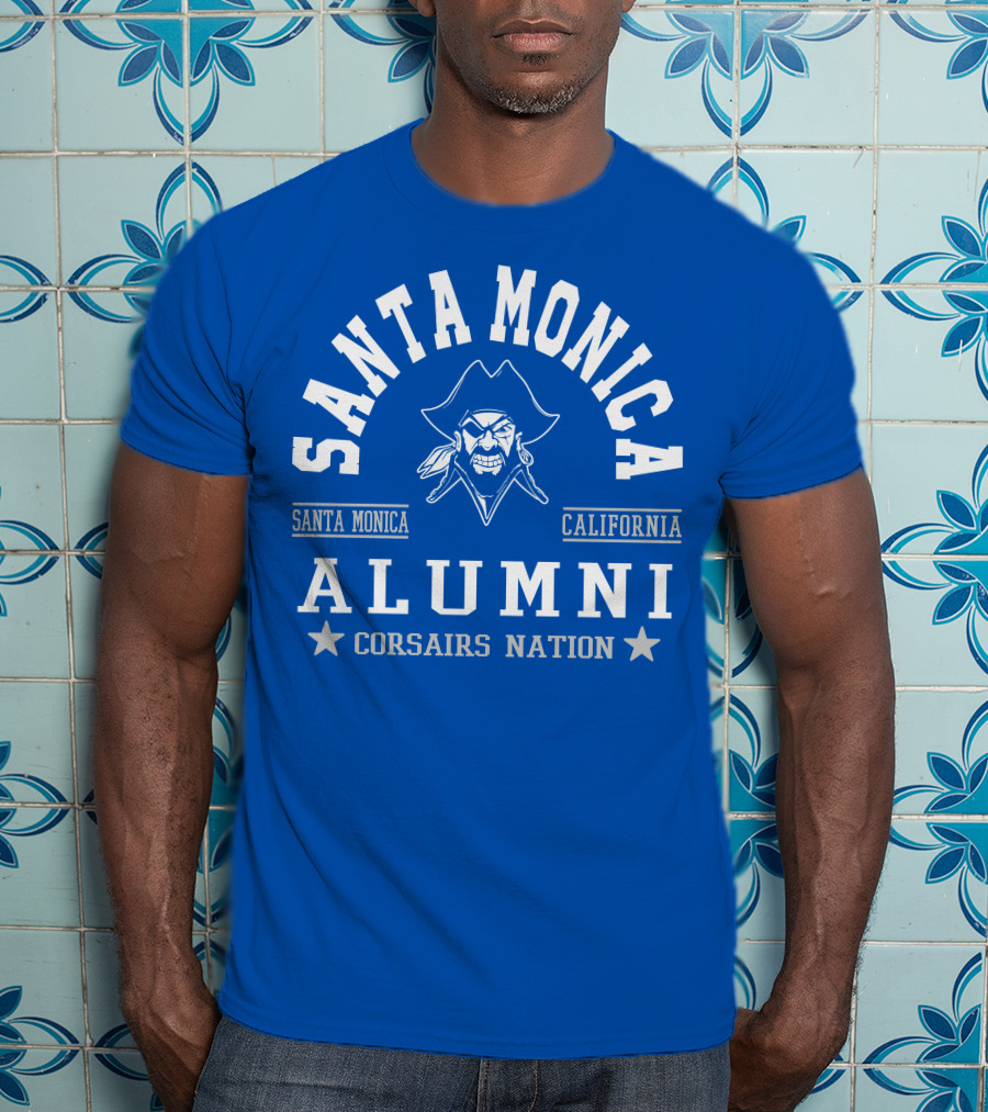 Santa Monica California Alumni Corsairs Nation T-Shirt
