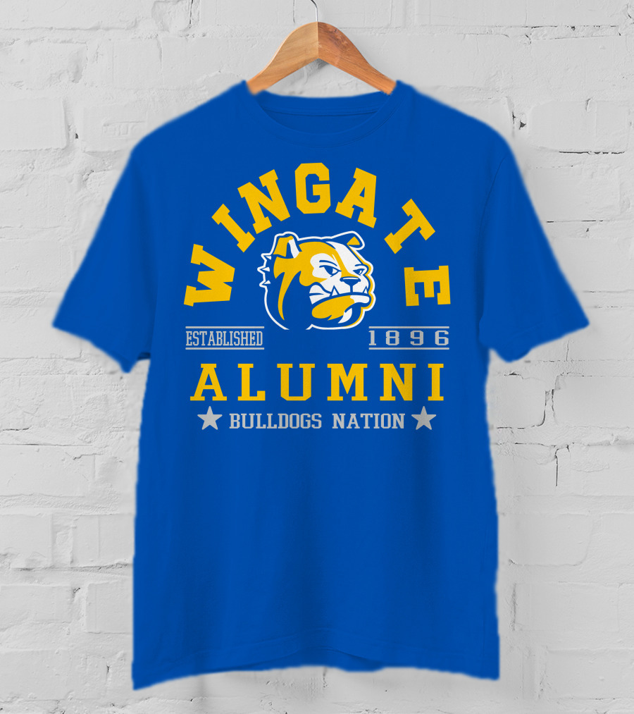 Wingate Established 1896 Alumni Bulldogs Nation T-Shirt