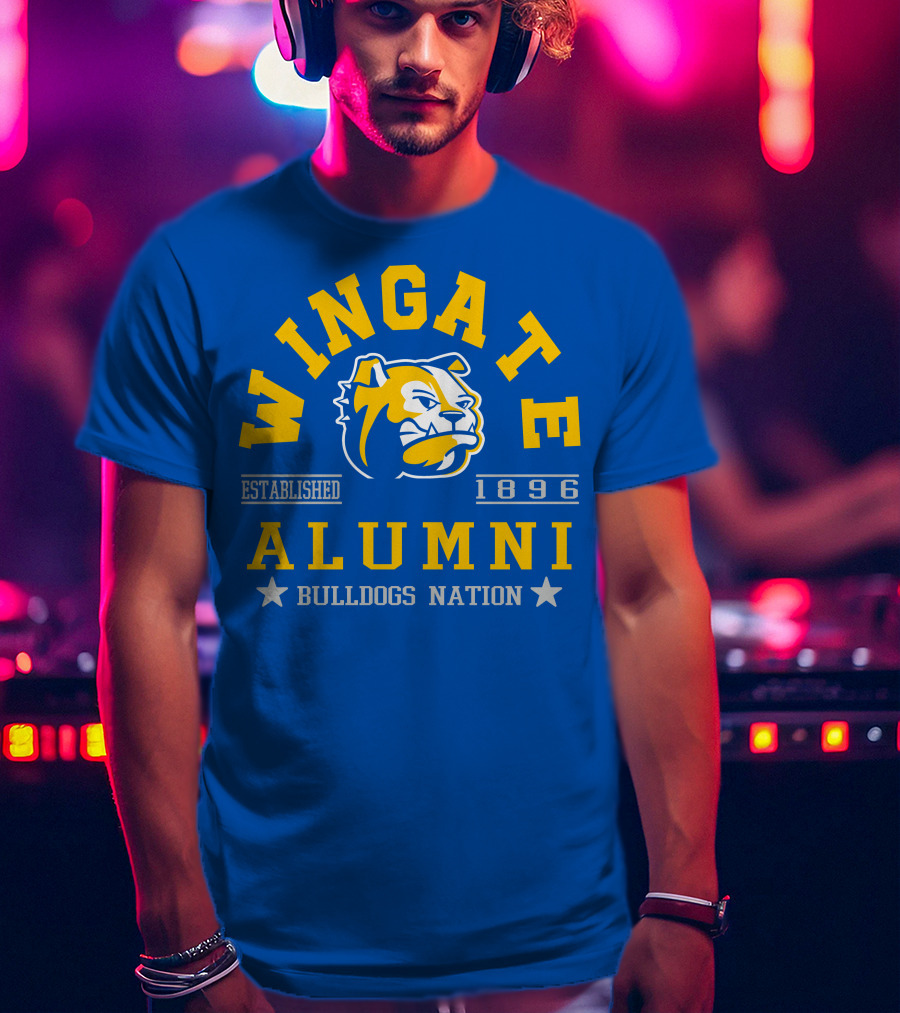 Wingate Established 1896 Alumni Bulldogs Nation T-Shirt
