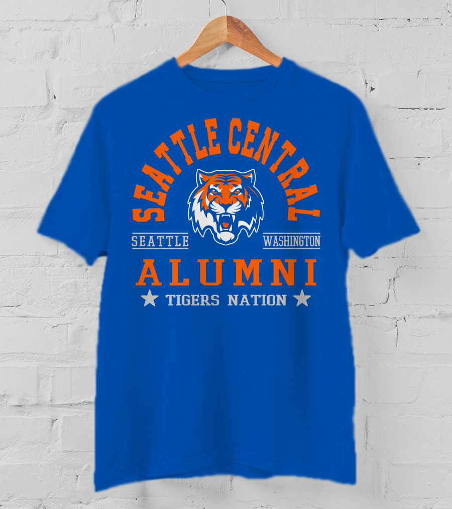 Seattle Central Alumni Washington Tigers Nation T-Shirt