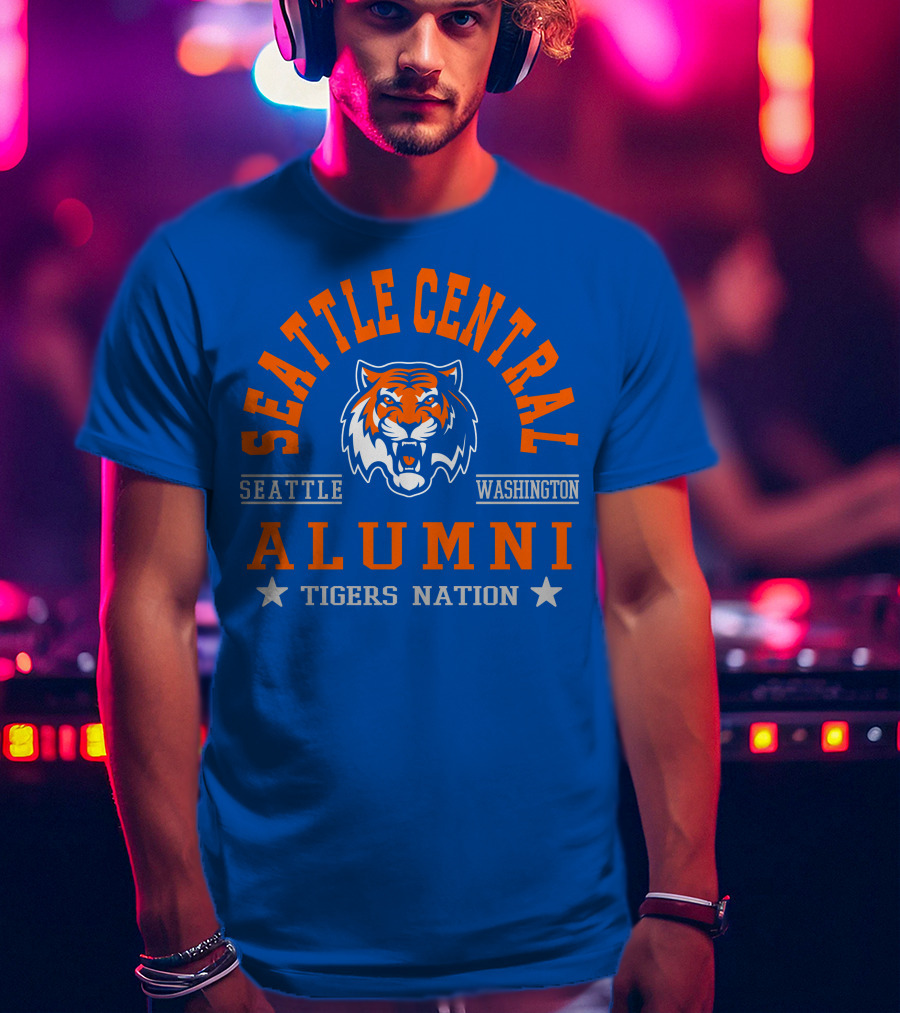 Seattle Central Alumni Washington Tigers Nation T-Shirt